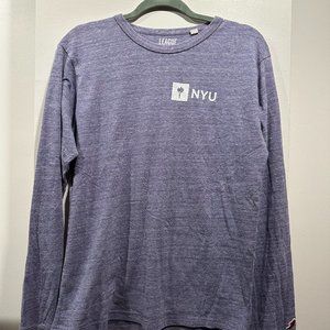 NYU Heather Purple Shirt